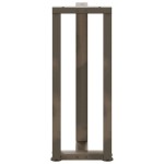 vidaXL Picioare de masă consolă în formă de T, 2 buc., negru, 25x28x(72-73) cm, oțel