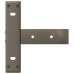vidaXL Picioare de masă consolă în formă de T, 2 buc., negru, 25x28x(72-73) cm, oțel