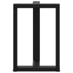 vidaXL Picioare de masă în formă de T, 2 buc., negru, 50x35x(72-73) cm, oțel vidaXL Picioare de masă în formă de T, 2 buc., negru, 50x35x(72-73) cm, oțel