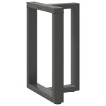vidaXL Picioare de masă în formă de T, 2 buc., antracit, 50x35x(72-73) cm, oțel vidaXL Picioare de masă în formă de T, 2 buc., antracit, 50x35x(72-73) cm, oțel