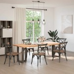 vidaXL Picioare de masă în formă de T, 2 buc., negru, 50x35x(72-73) cm, oțel vidaXL Picioare de masă în formă de T, 2 buc., negru, 50x35x(72-73) cm, oțel