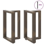 vidaXL Picioare de masă în formă de T, 2 buc., negru, 50x35x(72-73) cm, oțel vidaXL Picioare de masă în formă de T, 2 buc., negru, 50x35x(72-73) cm, oțel