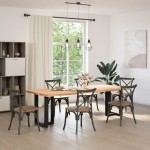 vidaXL Picioare de masă în formă de T, 2 buc., negru, 60x35x(72-73) cm, oțel vidaXL Picioare de masă în formă de T, 2 buc., negru, 60x35x(72-73) cm, oțel