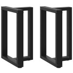vidaXL Picioare de masă în formă de T, 2 buc., negru, 60x35x(72-73) cm, oțel vidaXL Picioare de masă în formă de T, 2 buc., negru, 60x35x(72-73) cm, oțel