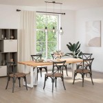 vidaXL Picioare de masă în formă de T, 2 buc., alb, 60x35x(72-73) cm, oțel vidaXL Picioare de masă în formă de T, 2 buc., alb, 60x35x(72-73) cm, oțel