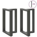 vidaXL Picioare de masă în formă de T, 2 buc., antracit, 60x35x(72-73) cm, oțel vidaXL Picioare de masă în formă de T, 2 buc., antracit, 60x35x(72-73) cm, oțel