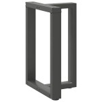 vidaXL Picioare de masă în formă de T, 2 buc., antracit, 60x35x(72-73) cm, oțel vidaXL Picioare de masă în formă de T, 2 buc., antracit, 60x35x(72-73) cm, oțel