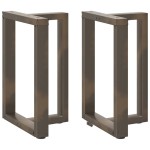 vidaXL Picioare de masă în formă de T, 2 buc., negru, 60x35x(72-73) cm, oțel vidaXL Picioare de masă în formă de T, 2 buc., negru, 60x35x(72-73) cm, oțel