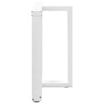 vidaXL Picioare de masă în formă de T, 2 buc., alb, 70x35x(72-73) cm, oțel vidaXL Picioare de masă în formă de T, 2 buc., alb, 70x35x(72-73) cm, oțel