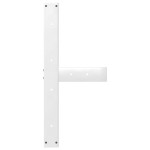 vidaXL Picioare de masă în formă de T, 2 buc., alb, 70x35x(72-73) cm, oțel vidaXL Picioare de masă în formă de T, 2 buc., alb, 70x35x(72-73) cm, oțel