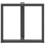 vidaXL Picioare de masă în formă de T, 2 buc., antracit, 70x35x(72-73) cm, oțel vidaXL Picioare de masă în formă de T, 2 buc., antracit, 70x35x(72-73) cm, oțel