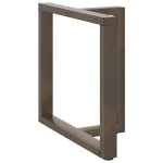 vidaXL Picioare de masă în formă de T, 2 buc., negru, 70x35x(72-73) cm, oțel vidaXL Picioare de masă în formă de T, 2 buc., negru, 70x35x(72-73) cm, oțel