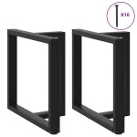 vidaXL Picioare de masă în formă de T, 2 buc., negru, 80x35x(72-73) cm, oțel vidaXL Picioare de masă în formă de T, 2 buc., negru, 80x35x(72-73) cm, oțel