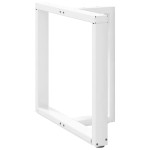 vidaXL Picioare de masă în formă de T, 2 buc., alb, 80x35x(72-73) cm, oțel vidaXL Picioare de masă în formă de T, 2 buc., alb, 80x35x(72-73) cm, oțel