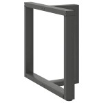 vidaXL Picioare de masă în formă de T, 2 buc., antracit, 80x35x(72-73) cm, oțel