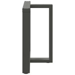 vidaXL Picioare de masă în formă de T, 2 buc., antracit, 80x35x(72-73) cm, oțel