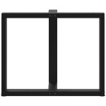vidaXL Picioare de masă în formă de T, 2 buc., negru, 90x35x(72-73) cm, oțel vidaXL Picioare de masă în formă de T, 2 buc., negru, 90x35x(72-73) cm, oțel