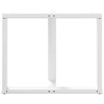 vidaXL Picioare de masă în formă de T, 2 buc., alb, 90x35x(72-73) cm, oțel vidaXL Picioare de masă în formă de T, 2 buc., alb, 90x35x(72-73) cm, oțel