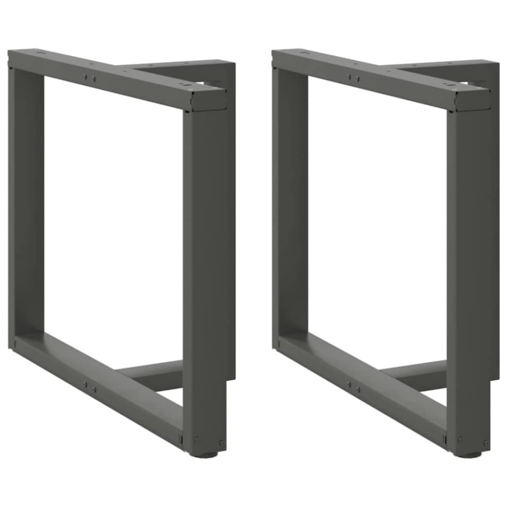 vidaXL Picioare de masă în formă de T, 2 buc., antracit, 90x35x(72-73) cm, oțel