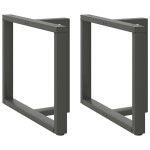 vidaXL Picioare de masă în formă de T, 2 buc., antracit, 90x35x(72-73) cm, oțel vidaXL Picioare de masă în formă de T, 2 buc., antracit, 90x35x(72-73) cm, oțel