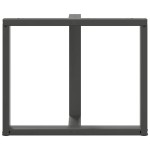 vidaXL Picioare de masă în formă de T, 2 buc., antracit, 90x35x(72-73) cm, oțel vidaXL Picioare de masă în formă de T, 2 buc., antracit, 90x35x(72-73) cm, oțel