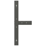 vidaXL Picioare de masă în formă de T, 2 buc., antracit, 90x35x(72-73) cm, oțel vidaXL Picioare de masă în formă de T, 2 buc., antracit, 90x35x(72-73) cm, oțel