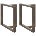 vidaXL Picioare de masă în formă de T, 2 buc., negru, 90x35x(72-73) cm, oțel vidaXL Picioare de masă în formă de T, 2 buc., negru, 90x35x(72-73) cm, oțel