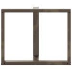 vidaXL Picioare de masă în formă de T, 2 buc., negru, 90x35x(72-73) cm, oțel vidaXL Picioare de masă în formă de T, 2 buc., negru, 90x35x(72-73) cm, oțel