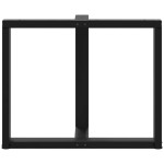 vidaXL Picioare de masă în formă de T, 2 buc., negru, 100x35x(72-73) cm, oțel vidaXL Picioare de masă în formă de T, 2 buc., negru, 100x35x(72-73) cm, oțel