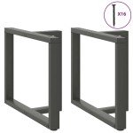 vidaXL Picioare de masă în formă de T, 2 buc., antracit, 100x35x(72-73) cm, oțel vidaXL Picioare de masă în formă de T, 2 buc., antracit, 100x35x(72-73) cm, oțel