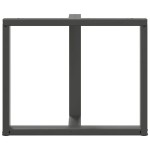 vidaXL Picioare de masă în formă de T, 2 buc., antracit, 100x35x(72-73) cm, oțel vidaXL Picioare de masă în formă de T, 2 buc., antracit, 100x35x(72-73) cm, oțel