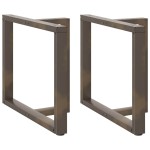 vidaXL Picioare de masă în formă de T, 2 buc., negru, 100x35x(72-73) cm, oțel vidaXL Picioare de masă în formă de T, 2 buc., negru, 100x35x(72-73) cm, oțel