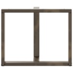 vidaXL Picioare de masă în formă de T, 2 buc., negru, 100x35x(72-73) cm, oțel vidaXL Picioare de masă în formă de T, 2 buc., negru, 100x35x(72-73) cm, oțel