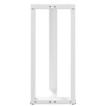 vidaXL Picioare de masă de bar în formă de T, 2 buc., alb, 40x35x(90-91) cm, oțel