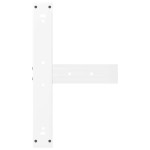 vidaXL Picioare de masă de bar în formă de T, 2 buc., alb, 60x35x(90-91) cm, oțel vidaXL Picioare de masă de bar în formă de T, 2 buc., alb, 60x35x(90-91) cm, oțel