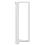 vidaXL Picioare de masă de bar în formă de T, 2 buc., alb, 40x35x(100-101) cm, oțel vidaXL Picioare de masă de bar în formă de T, 2 buc., alb, 40x35x(100-101) cm, oțel
