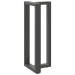 vidaXL Picioare de masă de bar în formă de T, 2 buc., antracit, 40x35x(100-101) cm, oțel vidaXL Picioare de masă de bar în formă de T, 2 buc., antracit, 40x35x(100-101) cm, oțel