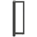 vidaXL Picioare de masă de bar în formă de T, 2 buc., antracit, 40x35x(100-101) cm, oțel vidaXL Picioare de masă de bar în formă de T, 2 buc., antracit, 40x35x(100-101) cm, oțel
