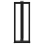 vidaXL Picioare de masă de bar în formă de T, 2 buc., negru, 50x35x(100-101) cm, oțel vidaXL Picioare de masă de bar în formă de T, 2 buc., negru, 50x35x(100-101) cm, oțel