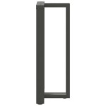 vidaXL Picioare de masă de bar în formă de T, 2 buc., antracit, 50x35x(100-101) cm, oțel vidaXL Picioare de masă de bar în formă de T, 2 buc., antracit, 50x35x(100-101) cm, oțel