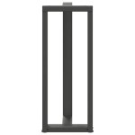 vidaXL Picioare de masă de bar în formă de T, 2 buc., antracit, 50x35x(100-101) cm, oțel vidaXL Picioare de masă de bar în formă de T, 2 buc., antracit, 50x35x(100-101) cm, oțel