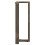 vidaXL Picioare de masă de bar în formă de T, 2 buc., negru, 50x35x(100-101) cm, oțel vidaXL Picioare de masă de bar în formă de T, 2 buc., negru, 50x35x(100-101) cm, oțel