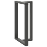vidaXL Picioare de masă de bar în formă de T, 2 buc., antracit, 60x35x(100-101) cm, oțel vidaXL Picioare de masă de bar în formă de T, 2 buc., antracit, 60x35x(100-101) cm, oțel