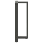 vidaXL Picioare de masă de bar în formă de T, 2 buc., antracit, 60x35x(100-101) cm, oțel vidaXL Picioare de masă de bar în formă de T, 2 buc., antracit, 60x35x(100-101) cm, oțel