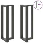 vidaXL Picioare de masă de bar în formă de T, 2 buc., antracit, 40x35x(110-111) cm, oțel vidaXL Picioare de masă de bar în formă de T, 2 buc., antracit, 40x35x(110-111) cm, oțel