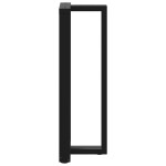 vidaXL Picioare de masă de bar în formă de T, 2 buc., negru, 50x35x(110-111) cm, oțel vidaXL Picioare de masă de bar în formă de T, 2 buc., negru, 50x35x(110-111) cm, oțel