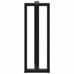 vidaXL Picioare de masă de bar în formă de T, 2 buc., negru, 50x35x(110-111) cm, oțel vidaXL Picioare de masă de bar în formă de T, 2 buc., negru, 50x35x(110-111) cm, oțel