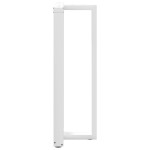 vidaXL Picioare de masă de bar în formă de T, 2 buc., alb, 50x35x(110-111) cm, oțel vidaXL Picioare de masă de bar în formă de T, 2 buc., alb, 50x35x(110-111) cm, oțel