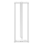 vidaXL Picioare de masă de bar în formă de T, 2 buc., alb, 50x35x(110-111) cm, oțel vidaXL Picioare de masă de bar în formă de T, 2 buc., alb, 50x35x(110-111) cm, oțel