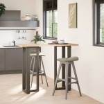 vidaXL Picioare de masă de bar în formă de T, 2 buc., negru, 50x35x(110-111) cm, oțel vidaXL Picioare de masă de bar în formă de T, 2 buc., negru, 50x35x(110-111) cm, oțel